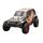 JJR / C Q39B 2.4G Motore a spazzola di carbone per arrampicata ad alta velocità a quattro ruote motrici RC Jeep (Arancione)