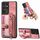 Custodia per telefono posteriore in pelle con cinturino incrociato retrò per Samsung Galaxy S21 Ultra 5G (rosa) Custodia per telefono posteriore in pelle con cinturino incrociato retrò per Samsung Galaxy S21 Ultra 5G (rosa)