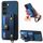 Per Samsung Galaxy S23 5G Custodia per telefono con retro in pelle con cinturino a croce retrò (blu) Per Samsung Galaxy S23 5G Custodia per telefono con retro in pelle con cinturino a croce retrò (blu)