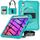 Custodia per tablet ibrida resistente per iPad mini 6 con maniglia e cinturino (azzurro) Custodia per tablet ibrida resistente per iPad mini 6 con maniglia e cinturino (azzurro)