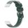 Cinturino per orologio universale in silicone trasparente bicolore da 12 mm (verde) Cinturino per orologio universale in silicone trasparente bicolore da 12 mm (verde)