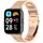 Per Redmi Watch 3 Lite / Watch 3 cinturino attivo in acciaio inossidabile con tre perline in metallo (oro rosa) Per Redmi Watch 3 Lite / Watch 3 cinturino attivo in acciaio inossidabile con tre perline in metallo (oro rosa)