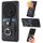 Per Xiaomi 13 Custodia per telefono a portafoglio multi-card con anello ultra retrò con sensazione di pelle (nera) Per Xiaomi 13 Custodia per telefono a portafoglio multi-card con anello ultra retrò con sensazione di pelle (nera)