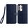 Custodia per telefono in pelle con texture rombica per Samsung Galaxy S22 Ultra 5G con cordino (blu) Custodia per telefono in pelle con texture rombica per Samsung Galaxy S22 Ultra 5G con cordino (blu)