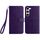 Custodia per telefono in pelle con trama rombica per Samsung Galaxy S23 5G con cordino (viola) Custodia per telefono in pelle con trama rombica per Samsung Galaxy S23 5G con cordino (viola)