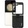Per Samsung Galaxy Z Flip5 5G imak Ruiyi Series Custodia per telefono in fibra di carbonio con supporto ad anello Per Samsung Galaxy Z Flip5 5G imak Ruiyi Series Custodia per telefono in fibra di carbonio con supporto ad anello