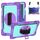 Custodia per tablet in silicone a contrasto per PC con rotazione a 360 gradi per Samsung Galaxy Tab S9 (viola + verde menta) Custodia per tablet in silicone a contrasto per PC con rotazione a 360 gradi per Samsung Galaxy Tab S9 (viola + verde menta)