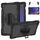 Custodia per tablet in silicone a contrasto per PC con rotazione a 360 gradi per Samsung Galaxy Tab S9+ (nera) Custodia per tablet in silicone a contrasto per PC con rotazione a 360 gradi per Samsung Galaxy Tab S9+ (nera)
