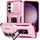 Per Samsung Galaxy S23 5G Custodia per telefono con supporto scorrevole Camshield (rosa + rosa rossa) Per Samsung Galaxy S23 5G Custodia per telefono con supporto scorrevole Camshield (rosa + rosa rossa)
