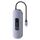 USAMS US-SJ643 PD100W HUB multifunzionale di tipo C 8 in 1 in lega di alluminio con luce (grigio metallo)