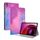 Custodia per tablet in pelle flip con motivo acquerello da 10,6 pollici per Lenovo Tab M10 5G (viola rosso) Custodia per tablet in pelle flip con motivo acquerello da 10,6 pollici per Lenovo Tab M10 5G (viola rosso)