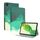 Custodia per tablet in pelle flip con motivo acquerello per Realme Pad 2 (verde ciano) Custodia per tablet in pelle flip con motivo acquerello per Realme Pad 2 (verde ciano)