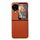 Per la custodia del telefono OPPO Find N3 Flip Weave Texture per PC (marrone) Per la custodia del telefono OPPO Find N3 Flip Weave Texture per PC (marrone)