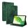 Custodia per tablet in pelle goffrata con fiori di farfalla per Realme Pad 2 (verde) Custodia per tablet in pelle goffrata con fiori di farfalla per Realme Pad 2 (verde)