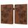 Custodia per tablet in pelle con chiusura orizzontale con motivo a farfalla in rilievo per Samsung Galaxy Tab S9 (marrone) Custodia per tablet in pelle con chiusura orizzontale con motivo a farfalla in rilievo per Samsung Galaxy Tab S9 (marrone)