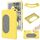 Custodia per tablet antiurto in silicone liquido di colore puro per Google Pixel Tablet (giallo) Custodia per tablet antiurto in silicone liquido di colore puro per Google Pixel Tablet (giallo)