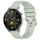 Per Huawei Watch GT4 46mm 22mm Cinturino in silicone con fibbia argento lucido liquido (verde) Per Huawei Watch GT4 46mm 22mm Cinturino in silicone con fibbia argento lucido liquido (verde)