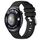 Per Huawei Watch 4 Cinturino in silicone con fibbia in argento lucido liquido da 22 mm (nero) Per Huawei Watch 4 Cinturino in silicone con fibbia in argento lucido liquido da 22 mm (nero)