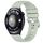 Per Huawei Watch 4 Cinturino in silicone con fibbia in argento lucido liquido da 22 mm (verde) Per Huawei Watch 4 Cinturino in silicone con fibbia in argento lucido liquido da 22 mm (verde)