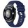 Per Huawei Watch 4 Cinturino in silicone con fibbia argento lucido liquido da 22 mm (blu scuro) Per Huawei Watch 4 Cinturino in silicone con fibbia argento lucido liquido da 22 mm (blu scuro)