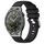 Per Huawei Watch GT3 SE cinturino in silicone con fibbia in argento lucido liquido da 22 mm (nero) Per Huawei Watch GT3 SE cinturino in silicone con fibbia in argento lucido liquido da 22 mm (nero)