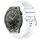 Per Huawei Watch GT3 SE cinturino in silicone con fibbia in argento lucido liquido da 22 mm (bianco) Per Huawei Watch GT3 SE cinturino in silicone con fibbia in argento lucido liquido da 22 mm (bianco)