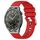 Per Huawei Watch GT3 SE cinturino in silicone con fibbia in argento lucido liquido da 22 mm (rosso) Per Huawei Watch GT3 SE cinturino in silicone con fibbia in argento lucido liquido da 22 mm (rosso)