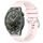 Per Huawei Watch GT3 SE cinturino in silicone con fibbia in argento lucido liquido da 22 mm (rosa) Per Huawei Watch GT3 SE cinturino in silicone con fibbia in argento lucido liquido da 22 mm (rosa)