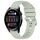Per Huawei Watch 3 Cinturino in silicone con fibbia in argento lucido liquido da 22 mm (verde) Per Huawei Watch 3 Cinturino in silicone con fibbia in argento lucido liquido da 22 mm (verde)