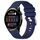Per Huawei Watch 3 22mm cinturino in silicone con fibbia argento lucido liquido (blu scuro) Per Huawei Watch 3 22mm cinturino in silicone con fibbia argento lucido liquido (blu scuro)