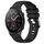 Per Huawei Watch GT2 Pro 22mm cinturino in silicone con fibbia argento lucido liquido (nero) Per Huawei Watch GT2 Pro 22mm cinturino in silicone con fibbia argento lucido liquido (nero)