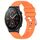 Per Huawei Watch GT2 Pro 22mm cinturino in silicone con fibbia argento lucido liquido (arancione) Per Huawei Watch GT2 Pro 22mm cinturino in silicone con fibbia argento lucido liquido (arancione)