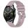 Per Huawei Watch GT3 42mm 20mm cinturino in silicone con fibbia argento lucido liquido (viola) Per Huawei Watch GT3 42mm 20mm cinturino in silicone con fibbia argento lucido liquido (viola)