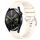 Per Huawei Watch GT3 42mm 20mm cinturino in silicone con fibbia argento lucido liquido (colore Starlight) Per Huawei Watch GT3 42mm 20mm cinturino in silicone con fibbia argento lucido liquido (colore Starlight)