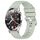 Per Huawei Watch GT2 42mm 20mm Cinturino in silicone con fibbia in argento lucido liquido (verde) Per Huawei Watch GT2 42mm 20mm Cinturino in silicone con fibbia in argento lucido liquido (verde)