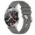 Per Huawei Watch GT2 42mm 20mm Cinturino in silicone con fibbia argento lucido liquido (grigio scuro) Per Huawei Watch GT2 42mm 20mm Cinturino in silicone con fibbia argento lucido liquido (grigio scuro)