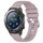 Per Huawei Watch 2 Cinturino in silicone con fibbia in argento lucido liquido da 20 mm (viola) Per Huawei Watch 2 Cinturino in silicone con fibbia in argento lucido liquido da 20 mm (viola)