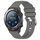Per Huawei Watch 2 Cinturino in silicone con fibbia in argento lucido liquido da 20 mm (grigio scuro) Per Huawei Watch 2 Cinturino in silicone con fibbia in argento lucido liquido da 20 mm (grigio scuro)
