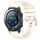Per Huawei Watch 2 Cinturino in silicone con fibbia argento lucido liquido da 20 mm (colore Starlight) Per Huawei Watch 2 Cinturino in silicone con fibbia argento lucido liquido da 20 mm (colore Starlight)