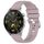Per Huawei Watch GT4 41mm 18mm cinturino in silicone con fibbia argento lucido liquido (viola) Per Huawei Watch GT4 41mm 18mm cinturino in silicone con fibbia argento lucido liquido (viola)