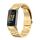 Per Fitbit Charge 6 cinturino per orologio in metallo in acciaio inossidabile con tre perline (oro) Per Fitbit Charge 6 cinturino per orologio in metallo in acciaio inossidabile con tre perline (oro)