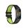 Per Fitbit Charge 6 cinturino in silicone traspirante bicolore (nero + lime) Per Fitbit Charge 6 cinturino in silicone traspirante bicolore (nero + lime)