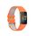 Per Fitbit Charge 6 cinturino in silicone traspirante bicolore (arancione + grigio) Per Fitbit Charge 6 cinturino in silicone traspirante bicolore (arancione + grigio)