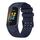 Per Fitbit Charge 6 cinturino sportivo in silicone traspirante tinta unita (blu scuro) Per Fitbit Charge 6 cinturino sportivo in silicone traspirante tinta unita (blu scuro)