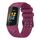 Per Fitbit Charge 5 cinturino sportivo in silicone traspirante tinta unita (vino rosso) Per Fitbit Charge 5 cinturino sportivo in silicone traspirante tinta unita (vino rosso)
