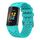 Per Fitbit Charge 5 cinturino sportivo in silicone traspirante tinta unita (verde acqua) Per Fitbit Charge 5 cinturino sportivo in silicone traspirante tinta unita (verde acqua)