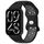 Per Xiaomi Mi Band 8 cinturino in silicone con fibbia a farfalla bicolore (nero grigio) Per Xiaomi Mi Band 8 cinturino in silicone con fibbia a farfalla bicolore (nero grigio)