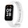 Per Xiaomi Mi Band 8 cinturino in silicone integrato attivo in tinta unita (bianco) Per Xiaomi Mi Band 8 cinturino in silicone integrato attivo in tinta unita (bianco)
