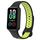 Per Xiaomi Mi Band 8 cinturino sportivo in silicone traspirante attivo bicolore (nero verde) Per Xiaomi Mi Band 8 cinturino sportivo in silicone traspirante attivo bicolore (nero verde)
