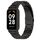 Per Xiaomi Mi Band 8 cinturino attivo in acciaio inossidabile a tre perline + struttura in metallo per orologio (nero) Per Xiaomi Mi Band 8 cinturino attivo in acciaio inossidabile a tre perline + struttura in metallo per orologio (nero)